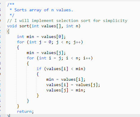 Day 21 – Selection Sort Implemented